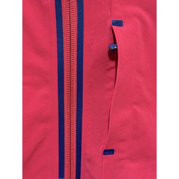 REI Jacket Womens XS Red‎ Full Zip Windbreaker Rain Resistant Hooded Zip Pockets - Picture 4 of 10